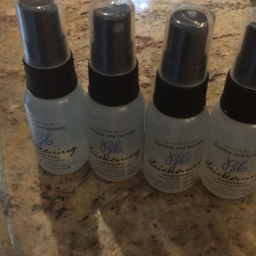 4x Pc Bumble&bumble travel sz thickening hairspray